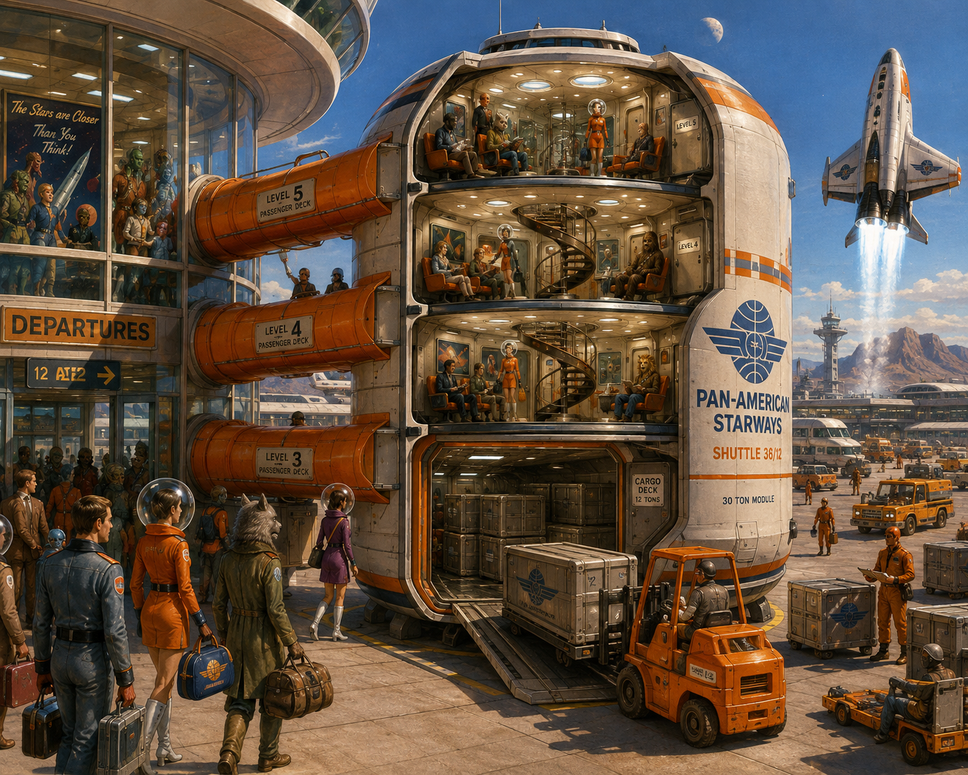 30 ton Shuttle 36/12 – Mixed Passenger/Cargo Module
